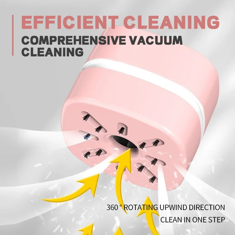 Desktop Vacuum Cleaner Wireless Handheld Mini Cleaner Keyboard Eraser Ash Electric Vacuum Cleaner Cross Border