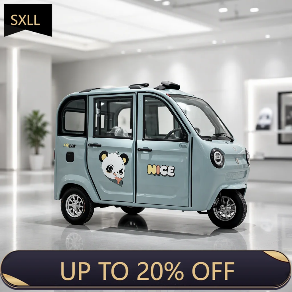SXLL enclosed electric tricycle small three-wheeled electric vehicle, suitable for short commutes and the elderly
