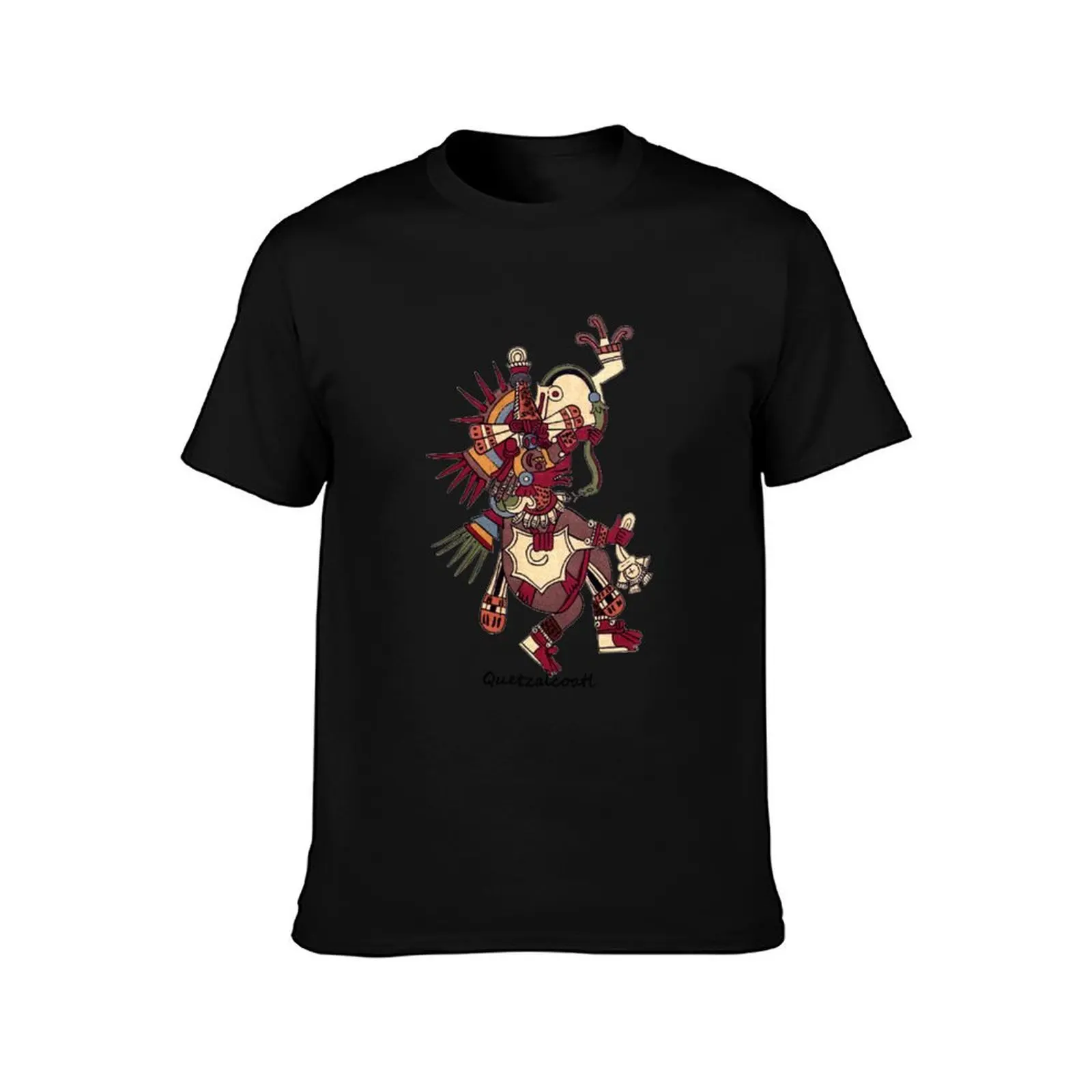 Aztec Art: Quetzalcoatl T-Shirt cotton t shirt man T-Shirt