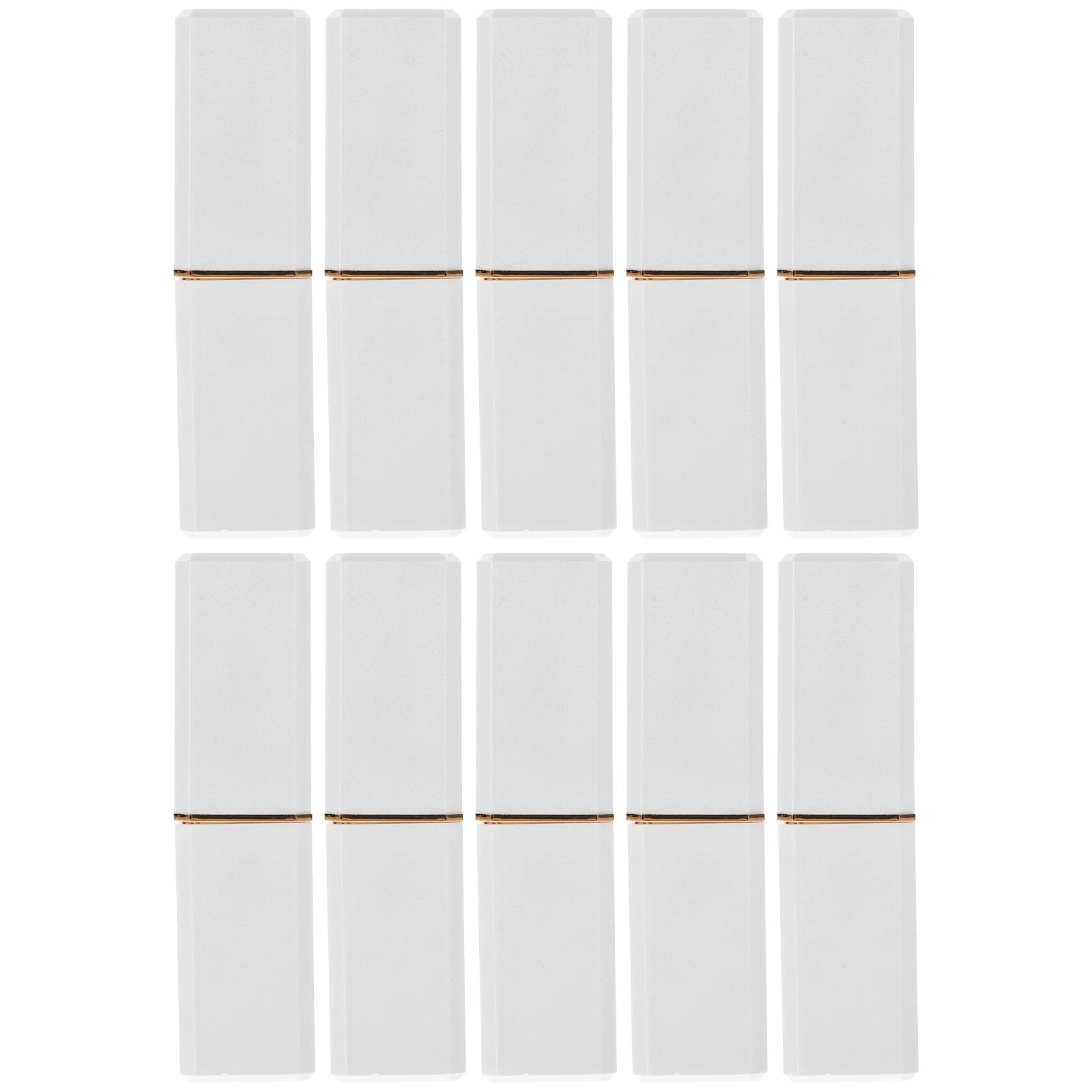 10 pçs tubos vazios de brilho labial 3.5g recipientes de bálsamo labial de plástico recarregáveis diy mini tubo de batom para mulheres viagens amigável