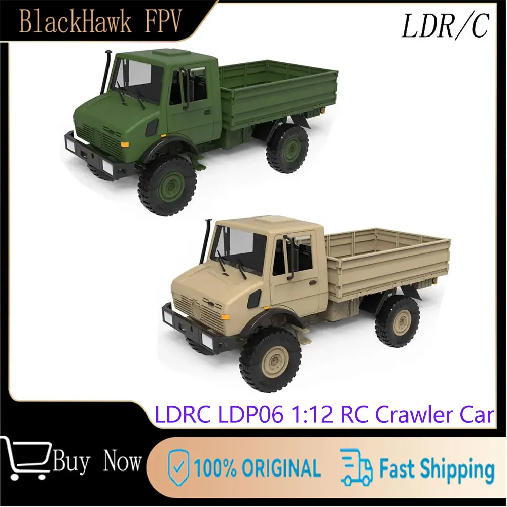 

LDRC LDP06 1:12 RC Гусеничный автомобиль Линейный скоростной грузовик Автомобиль с дистанционным управлением с двигателем 260 Электрический радиоуправляемый автомобиль для взрослых и детей Подарок на день рождения