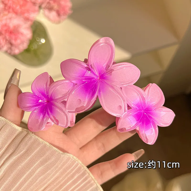 Bloem haarclip voor dames Elegant temperament Shark Clip Modieuze meisjeshaarclip