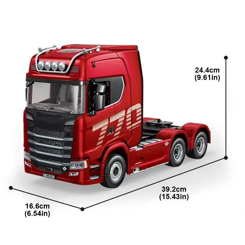HUINA 770S Rc Truck Trailer Tractor 1/18 1501 Remote Control Car