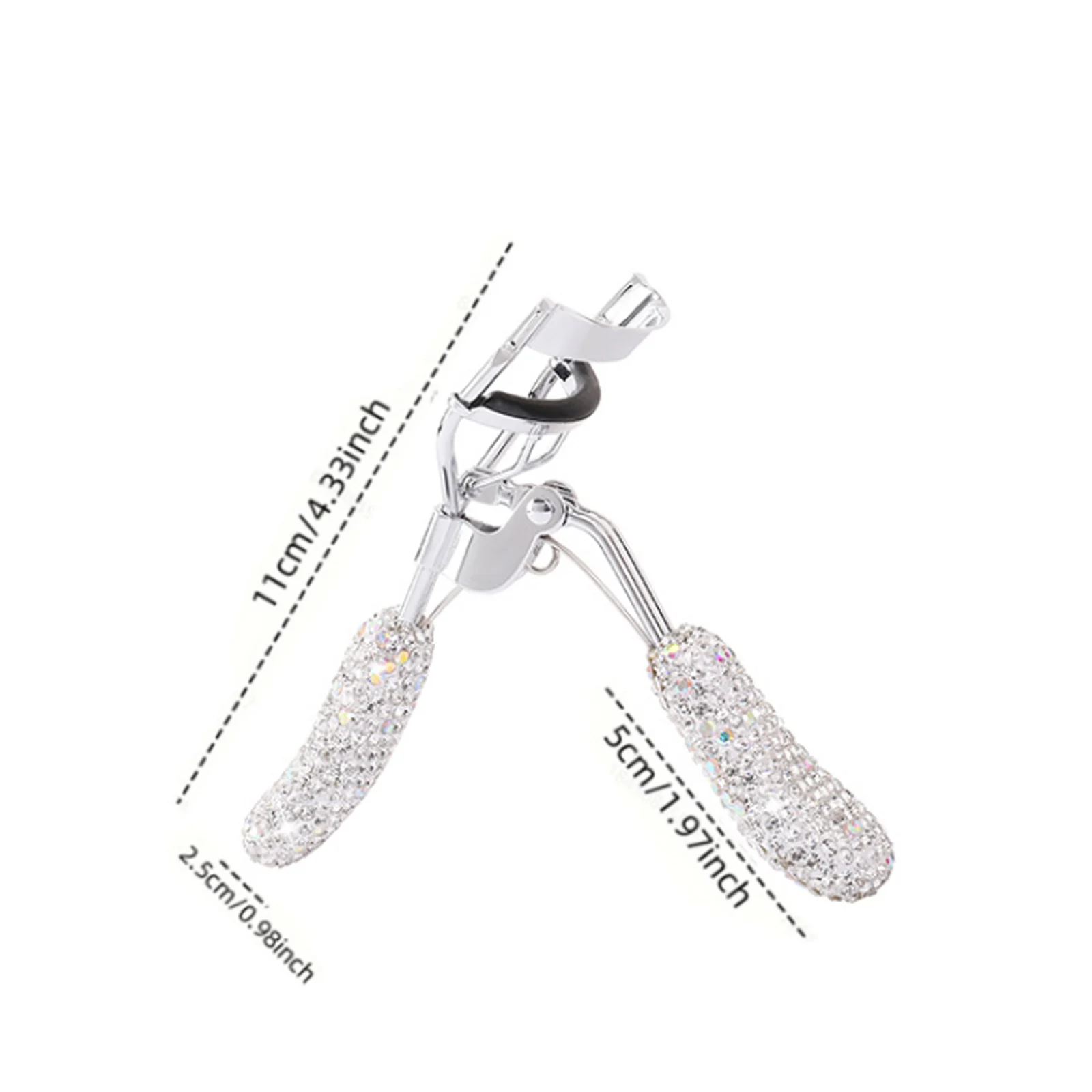 Diamond Stainless Steel Curling Eyelash Curler Women Eyelash Extension Tools Eyes Makeup Eyelashes Cosmetic Makeup Tools