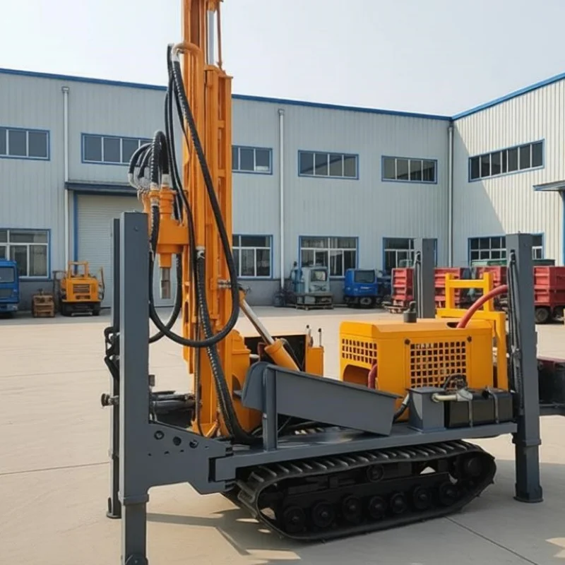 Customized Rapid DTH Deep Water Well Drilling System, Portable Diesel Water Well Drilling Rig Machine