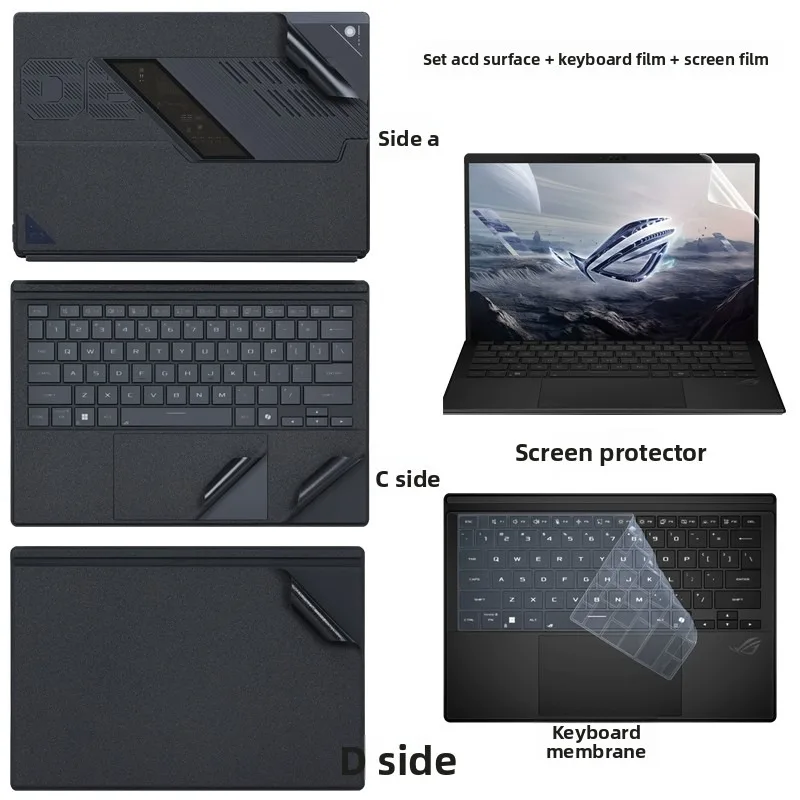 

Для ROG Flow Z13 2025 GZ302 защитная пленка для ноутбука, легко вырезанные компьютерные наклейки, устойчивая к царапинам наклейка, пленка для экрана