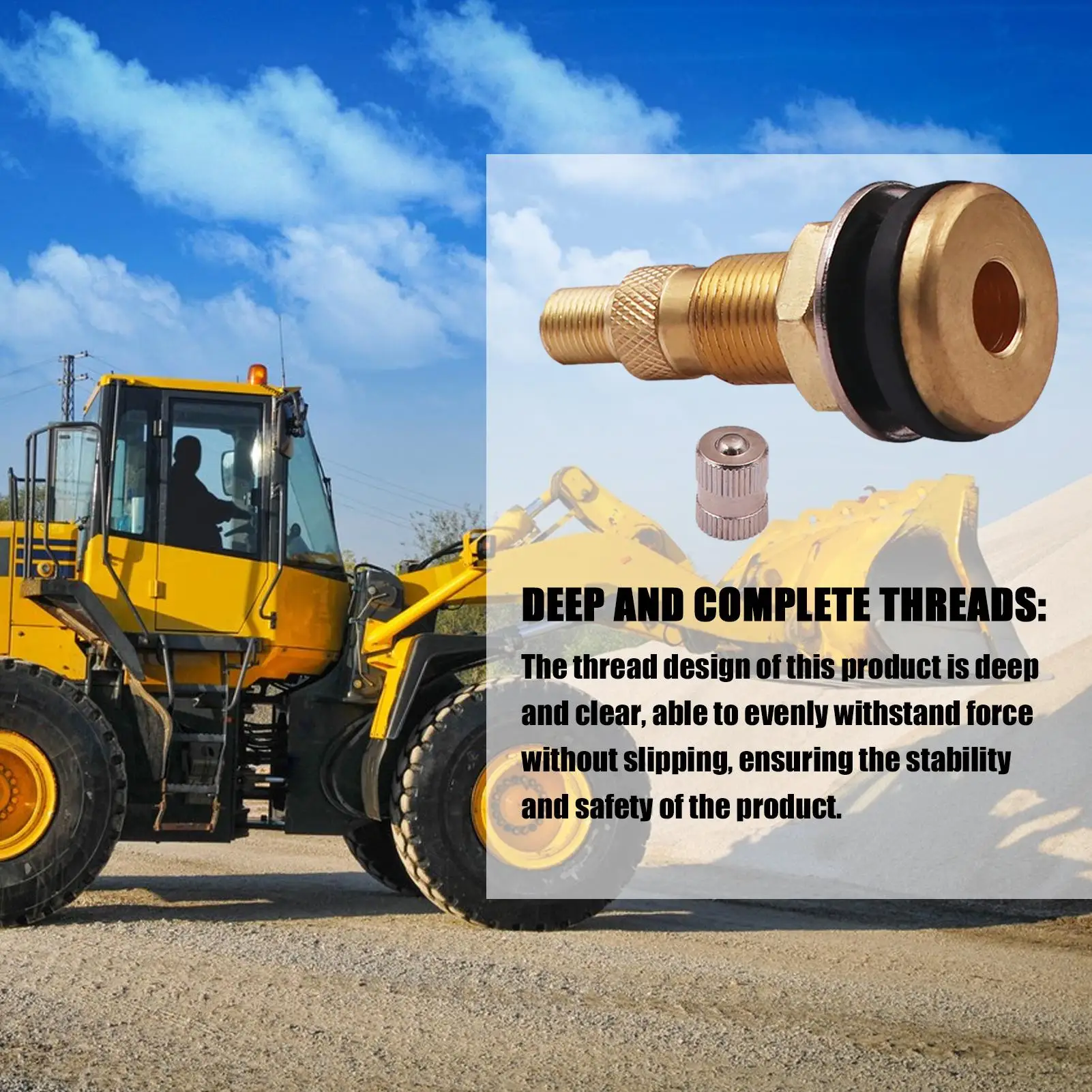 Tubeless Valves Air Liquid Tire Valve Stems TR618A All copper inflatable nozzle Smooth Tools convenient Industrial Agricultural