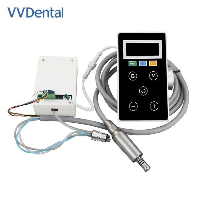 

Электрический бесщеточный микромотор VV Dental для встроенной установки, подключаемый к наконечникам 1:1/1:5/16:1, 2/4 отверстия, профессиональный инструмент для стоматологии