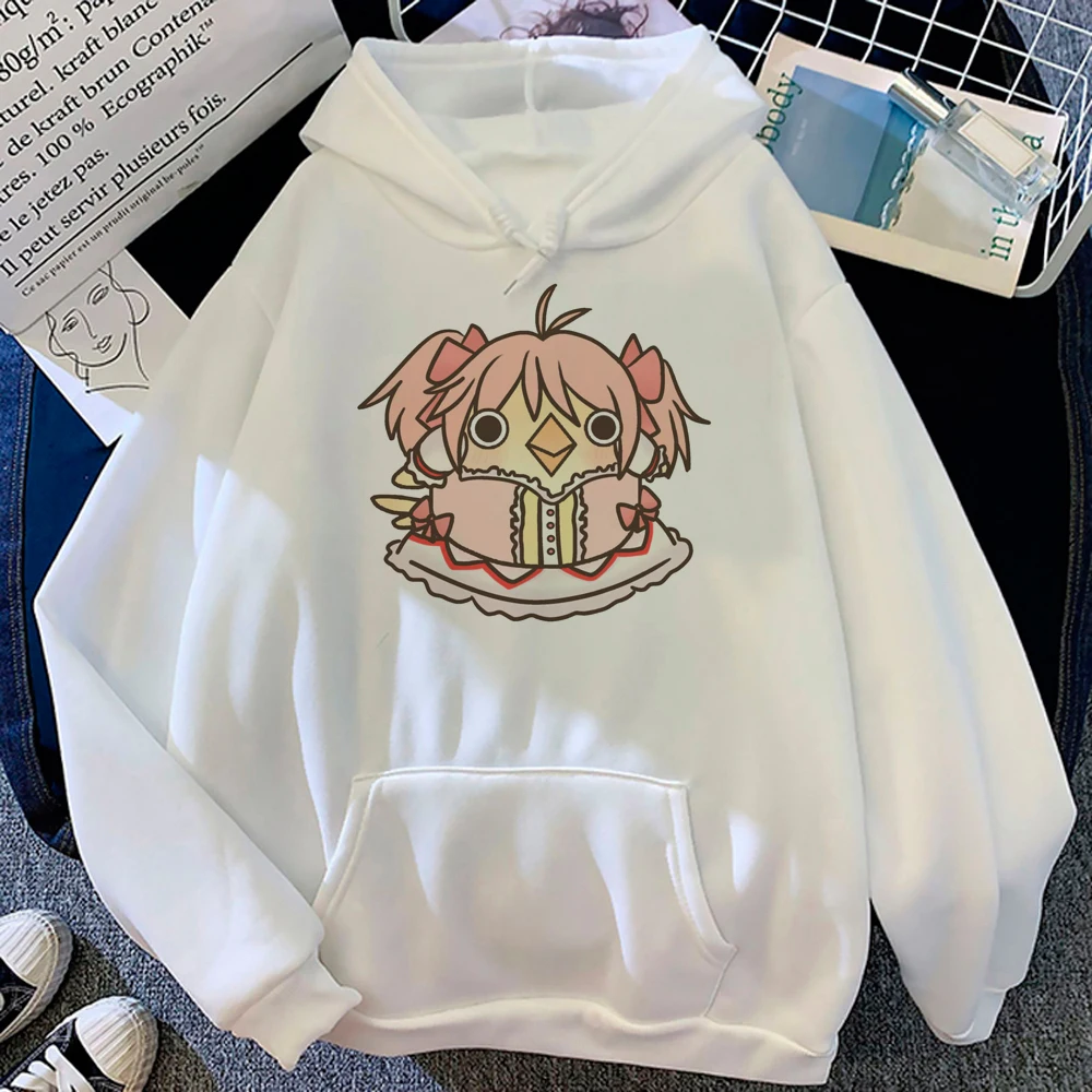 Madoka Magica hoodies women Fleece anime funny graphic clothing female long sleeve top clothes