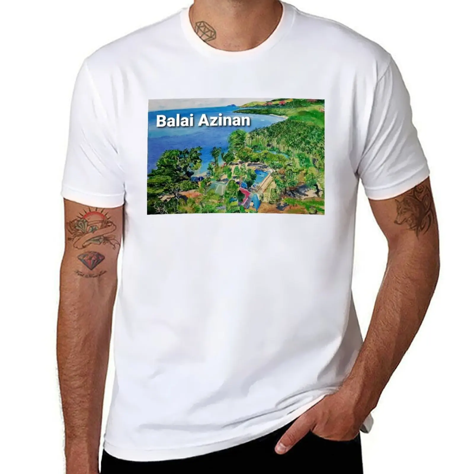 Camiseta Balai Azinan 2, camisetas para hombre, camiseta informal para hombre