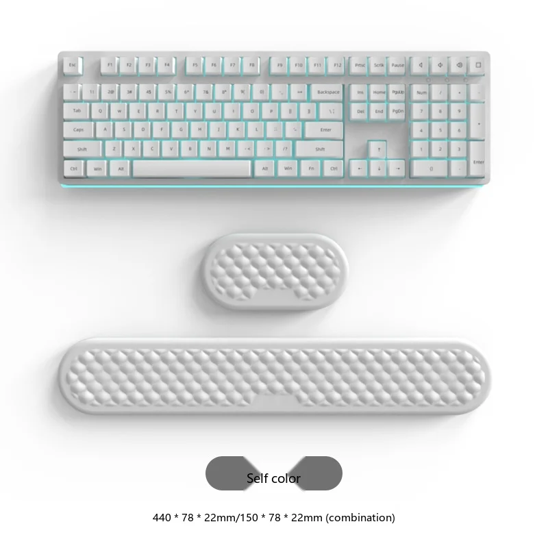 Diamant-Wassertropfen-Handgelenkauflage, ergonomische Schreibtischunterlage für Büro und Gaming, 13 Farben, 3 Konfigurationen – Detail 8
