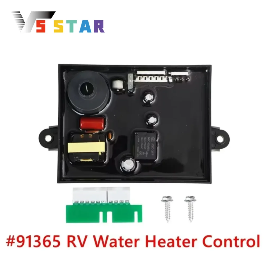 

Durable RV Water Heater Control Circuit Board with Fuse For Atwood Water Heaters GCH6A-10E GC6AA-10E GC10A-4E PRC-1018B Black