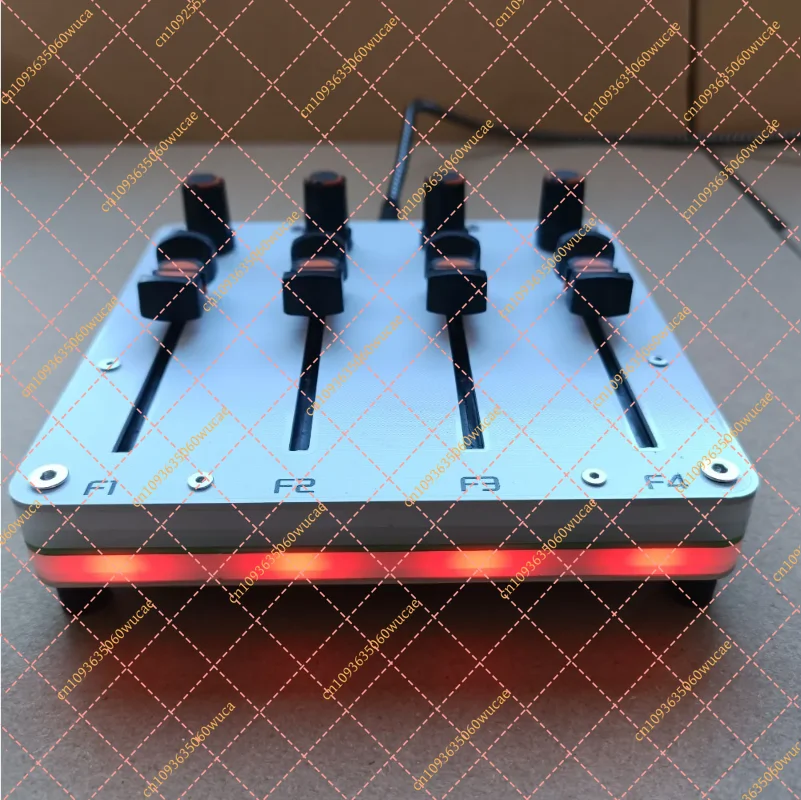 45mm Fader MIDI Controller for  4 Knobs Custom CC Control Board