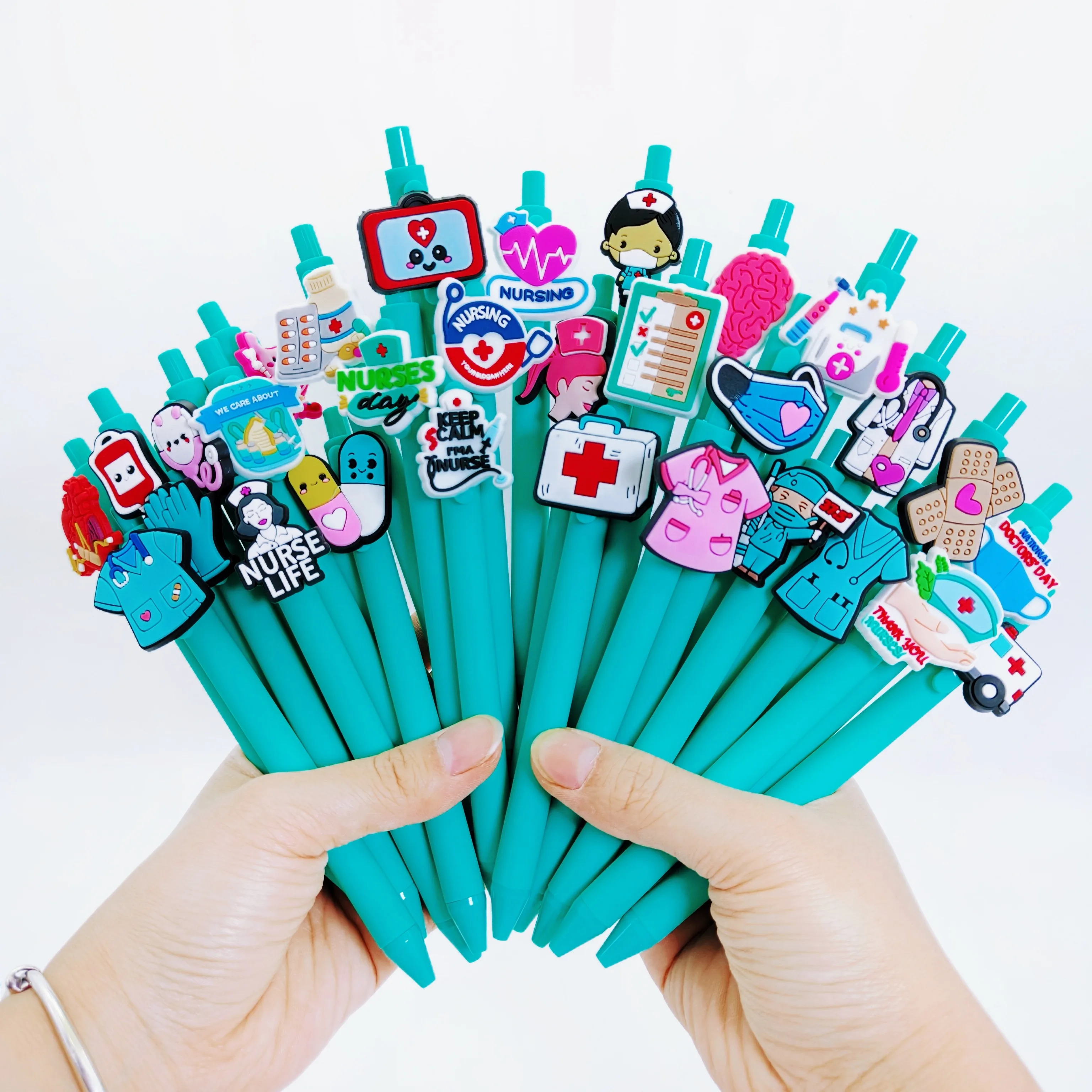 

11 шт./22 шт., креативная шариковая ручка «Спасибо за медсестра», медицинские принадлежности, ручка для письма для укладки, подарочная ручка для врача и медсестры