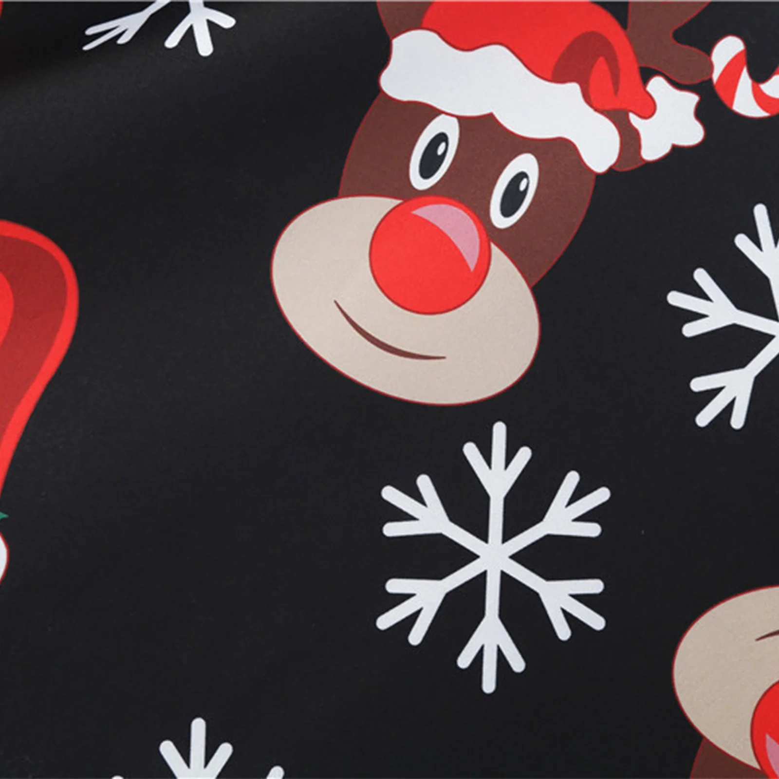 Weihnachten bedrucktes Kleid Retro Rundhals ausschnitt Langarm Herbstfest Mode kurzes Kleid Vintage Freizeit kleid