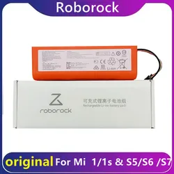 Roborock S5MAX S6MAXV S7 S75 청소 로봇 진공 청소기 부품에 적합한 정품 배터리, 14,4 V-5200mAh