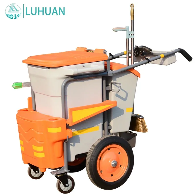

Outdoor Sanitation Vehicle Trolley Cleaning Products Cleaning Carts Hand Carts Trolleys