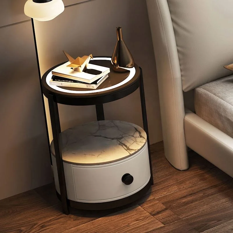 Factory DirectLy Hot Selling High Quality Sumptuous Night Table Bed Side Table Practical Durable Nightstand Bedside Table