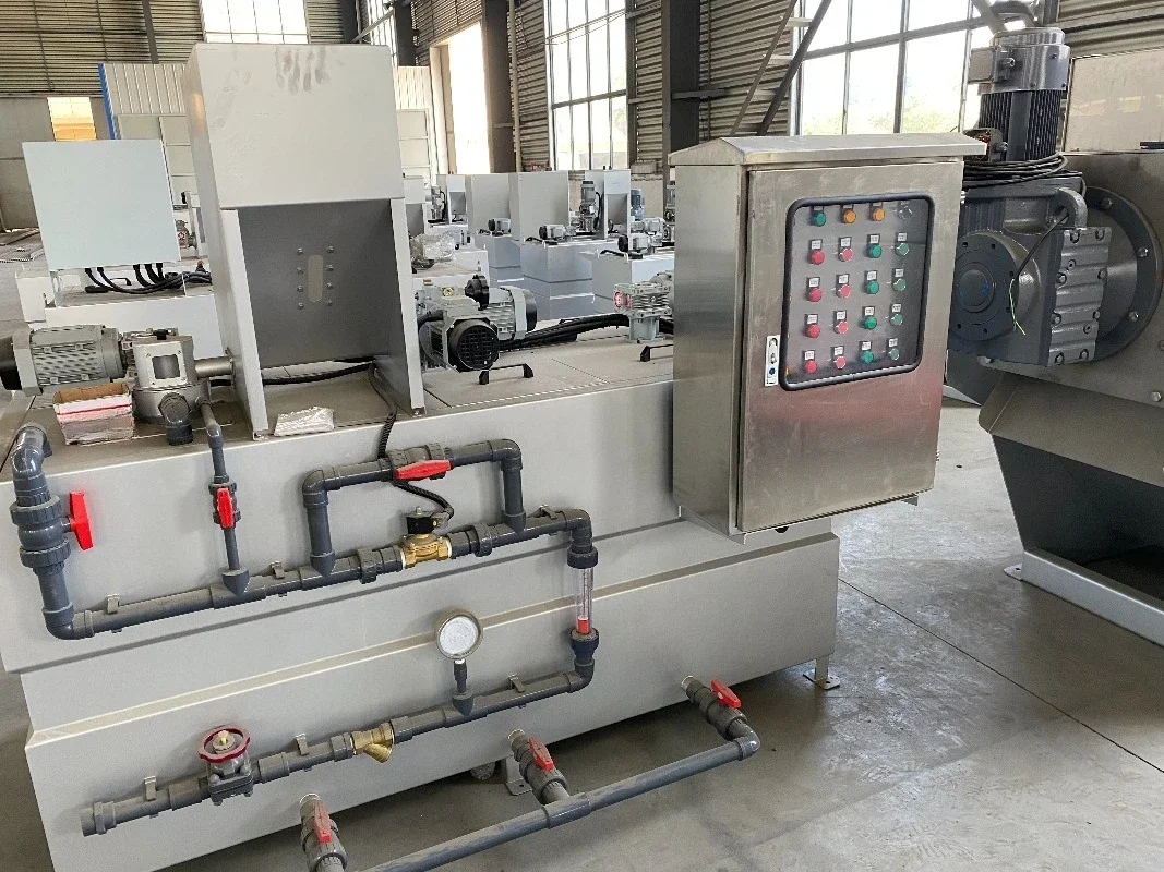 Polymer Mixing tank Flocculent Mixer Equipment Dissolving Machine in Wastewater Treatment Industry view 4