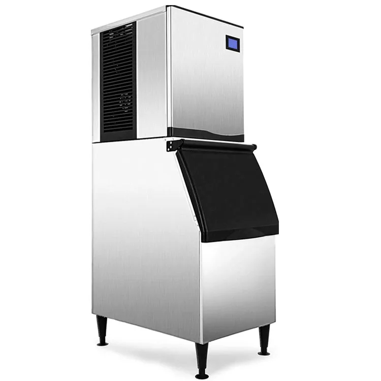 

Commercial Ice Machine 500kg Ice Cube Maker for Sale Ice Plant Shop Bar Milk Tea