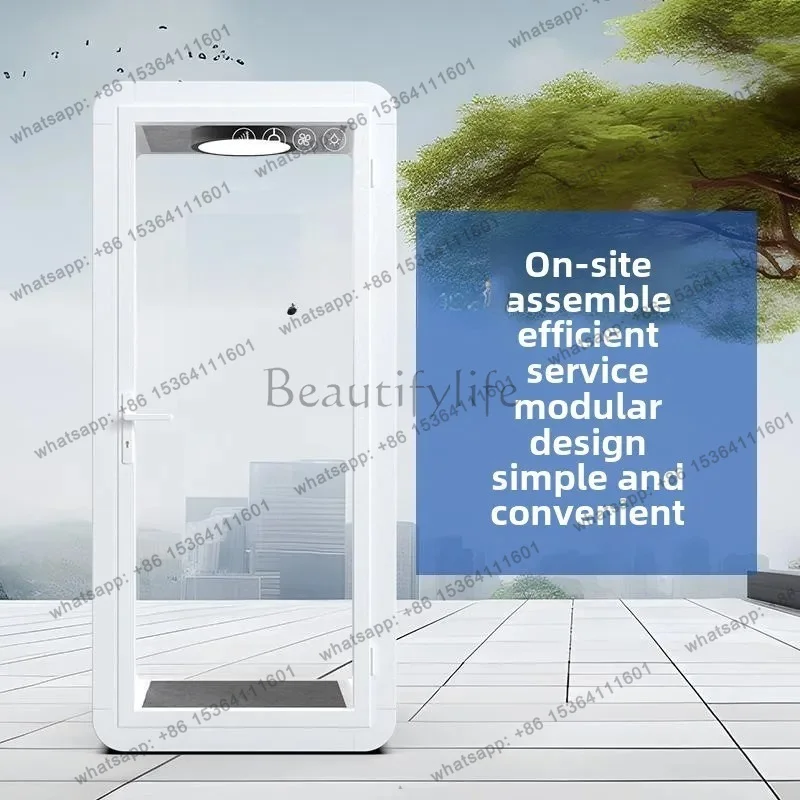 FG stanza insonorizzata flusso live canto pianoforte vano per dormire cabina telefonica capanna mobile per l'apprendimento