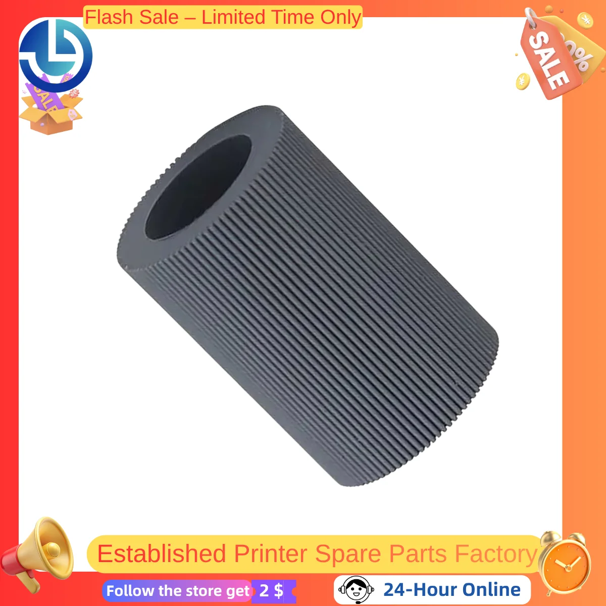 

Сменный долговечный ролик подачи/приемника, резиновая/шина, подходящая для Sharp MX-B427W, MX-B427PW