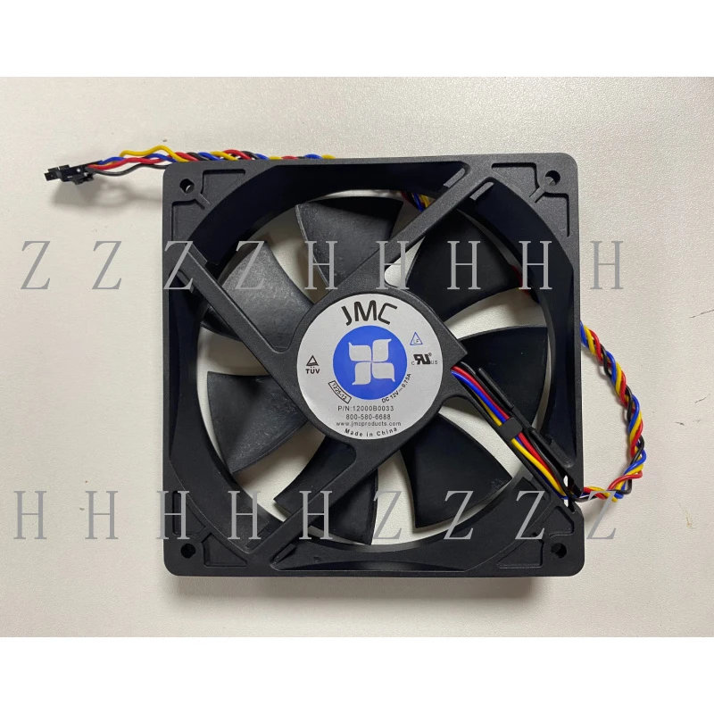 

Z JMC 12000B0033 1225-12 12V 0.75A 12cm 12025 4pin Case Cooling Fan AMK