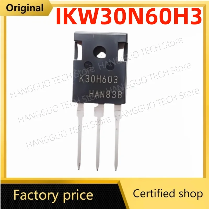 Brand new and original   5Pcs/Lot IKW30N60H3 K30H603 OR IGW30N60H3 G30H603 30N60 TO-247 30A 600V Power IGBT Transistor
