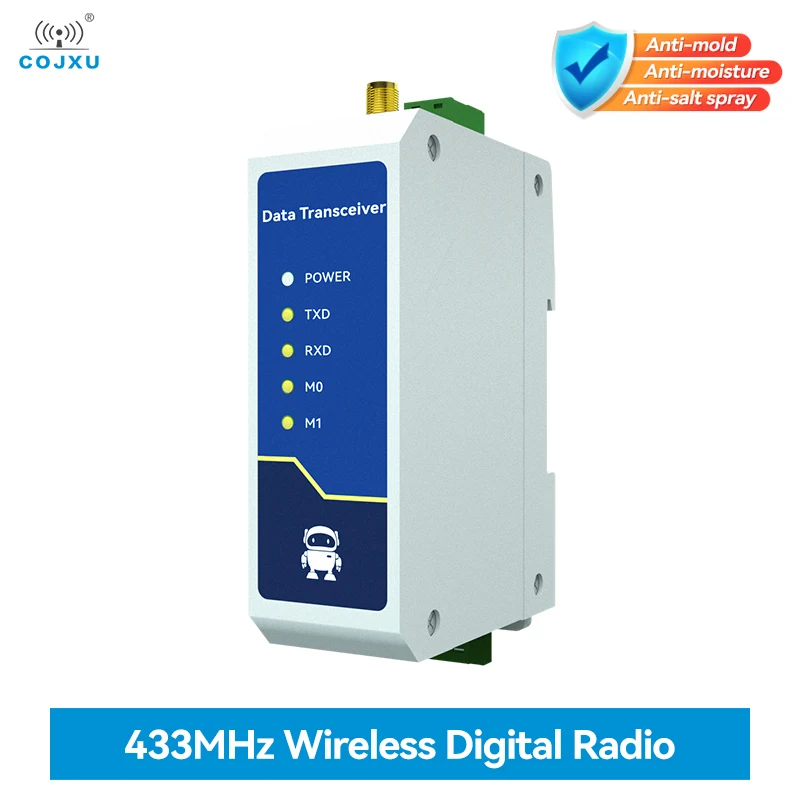 433MHz Wireless Digital Radio COJXU E95-DTU(433C20-485)-V2.0 RS485 High-Speed Continuous Transmission 20dBm RSSI Low Latency