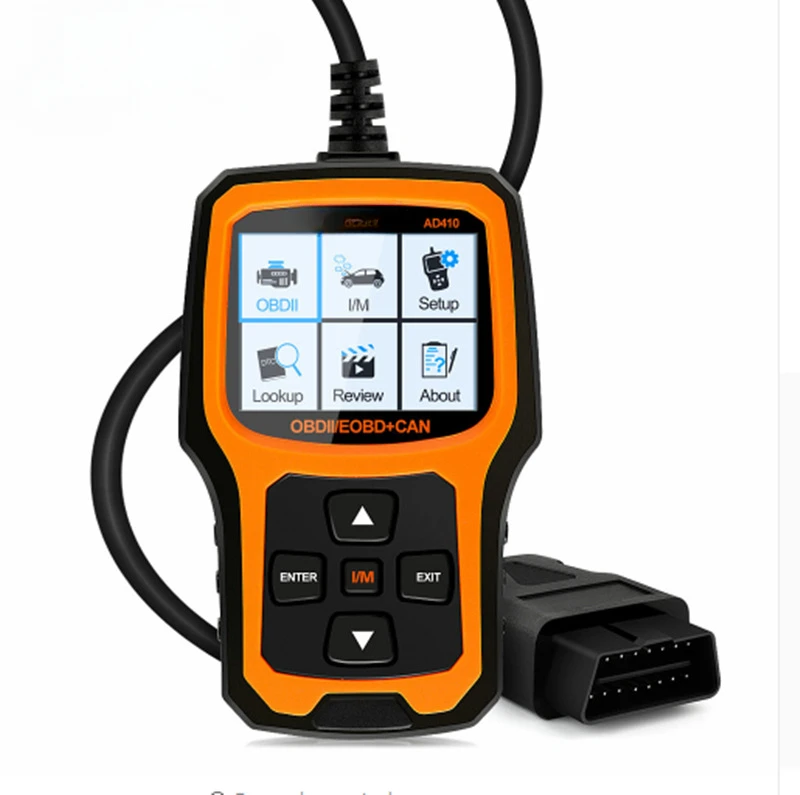 

Диагностический инструмент для AD410 OBD2, Автомобильный сканер