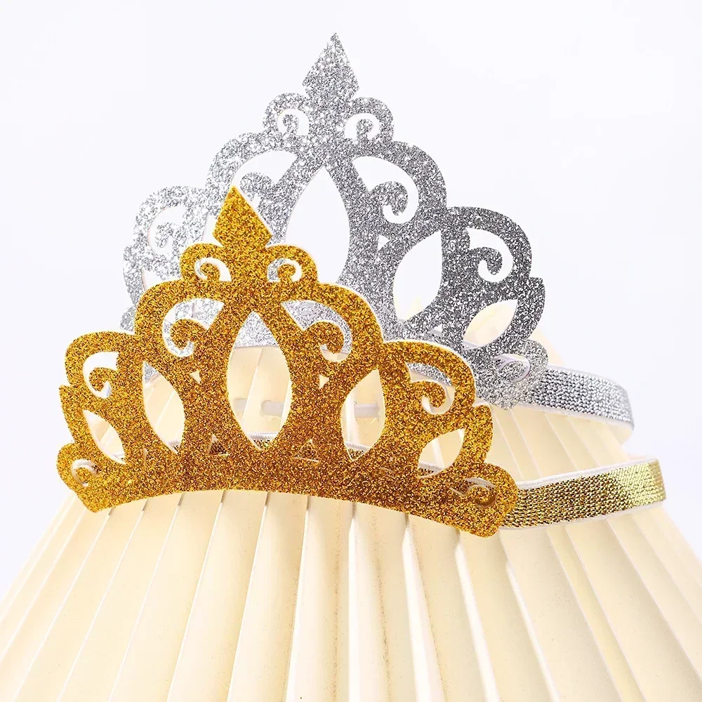 

1PC Crown Hairband Sparkling Birthday Party Headband for Kids Dress Up Cheer Festival Hair Hoop Boutique Baby Hair Accessories