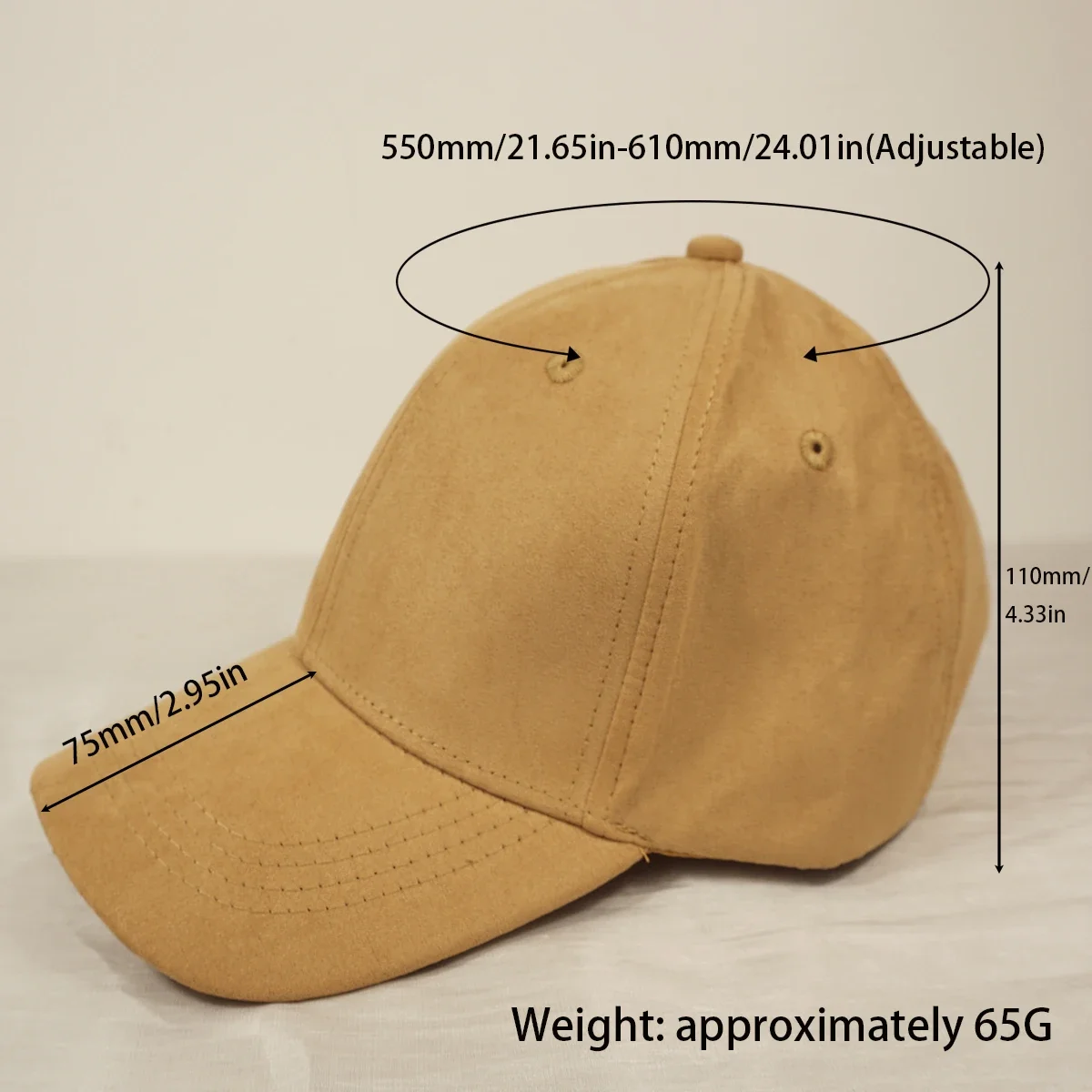 Fashion Suede Baseball Caps For Men Women Autumn Winter Solid Retro Snapback Hip Hop Hat Unisex Street Adjustable Sun Visor Caps