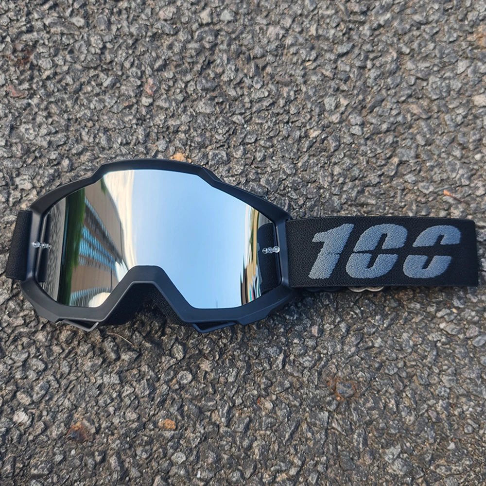 MX Off-Road Motocross-Brille Staubdichte Winddichte Skibrille mit PC-Linse für Dirt Bike Rennhelm