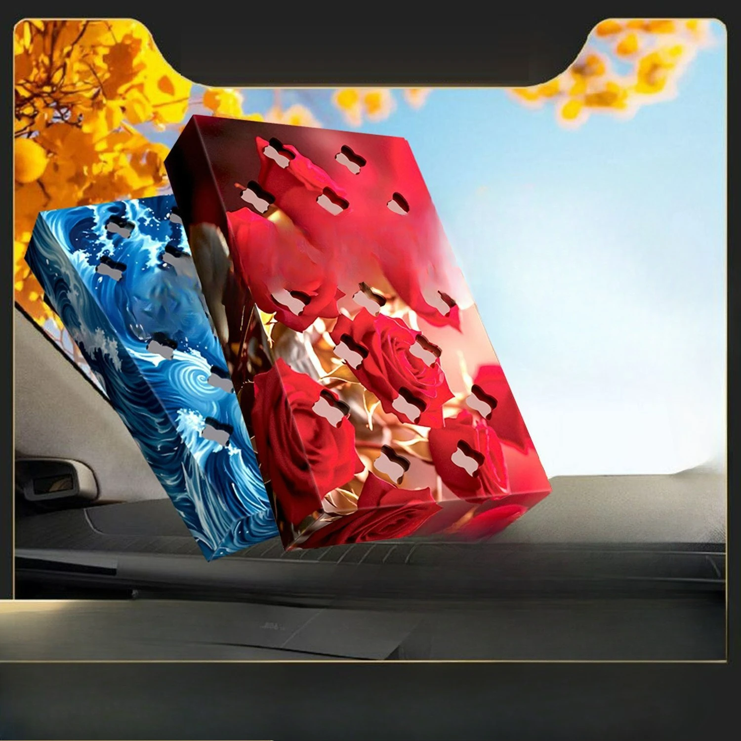 

Incense brick car mounted incense brick deodorizing and fragrance retaining car perfume