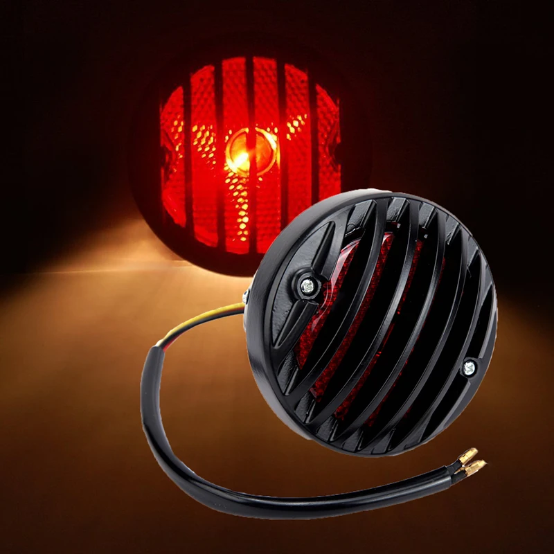 Motorcycle Rear Tail Brake Stop Light Lamp For Bobber Chopper CAFE RACER Street Glide Softail Scooters Road King Sportster 883