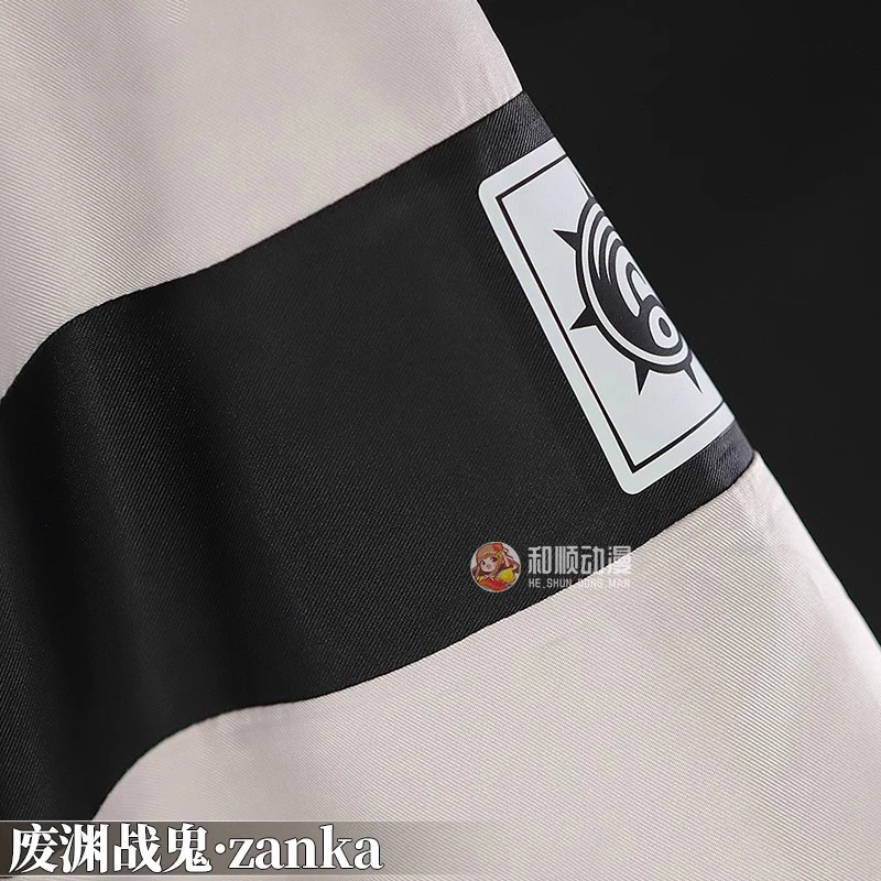 Gachiakuta Zanka Cosplay Costume Wig Zanka Nijiku Uniform Earrings Akuta Cleaners Halloween Party Women Men Festival Outfit view 4