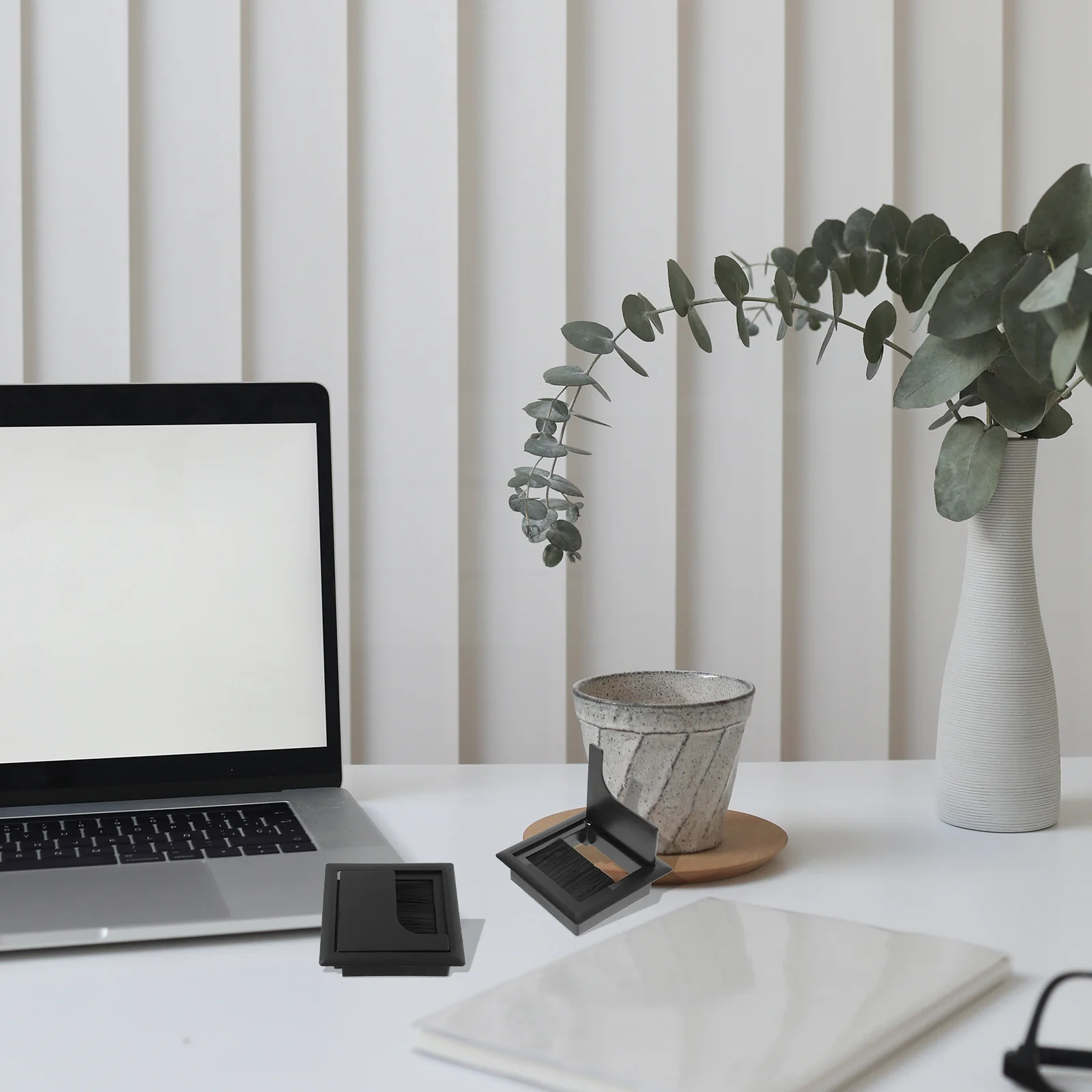 

4Pcs Desk Grommets Hole Cover Durable Cable Organizer for Office Computer Desk Wire Management Wire Organizer