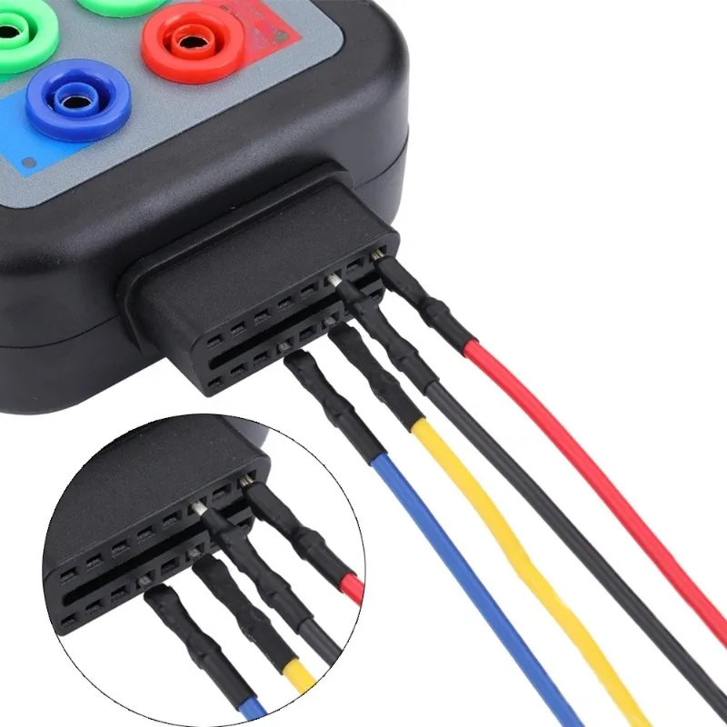 OBD Breakout Box Diagnostic Tools With  Extension Cable, Digital Voiture OBD2 Tester For 16 Pin Voltag
