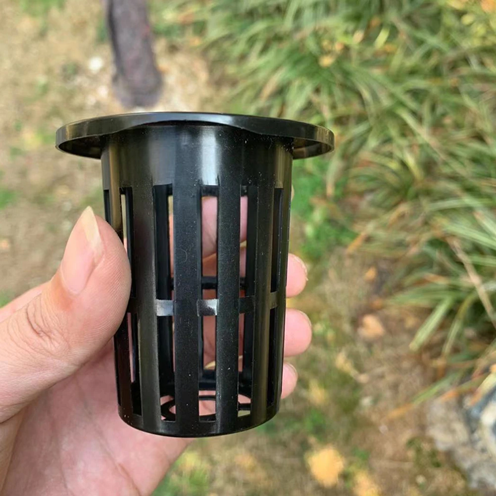 

50pcs Plant Pot Hydroponic Plastic Basket Durable Corrosion Resistant Aeration Promotes Efficient Plant Growth Simple Design