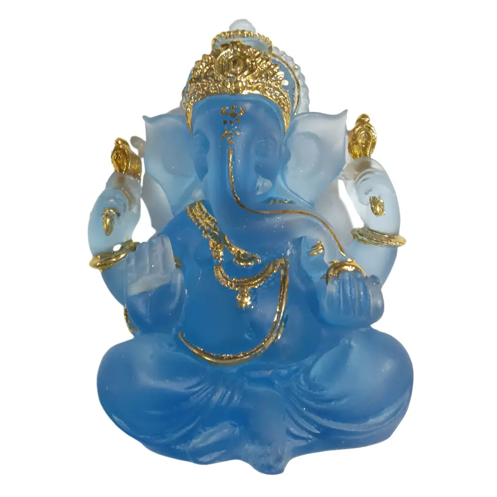 Ganesha Figurine Indian Fengshui Lord Ganesh Statues Home Ornaments Crafts