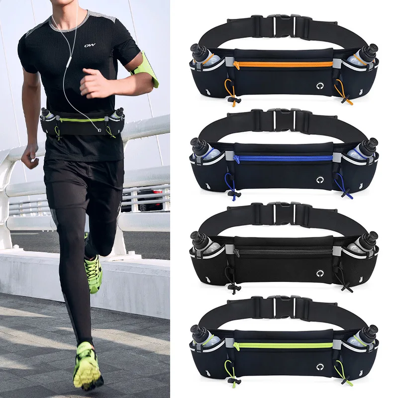 

Sports waist bag running mobile phone multi-function kettle large capacity wear-resistant men waist bag