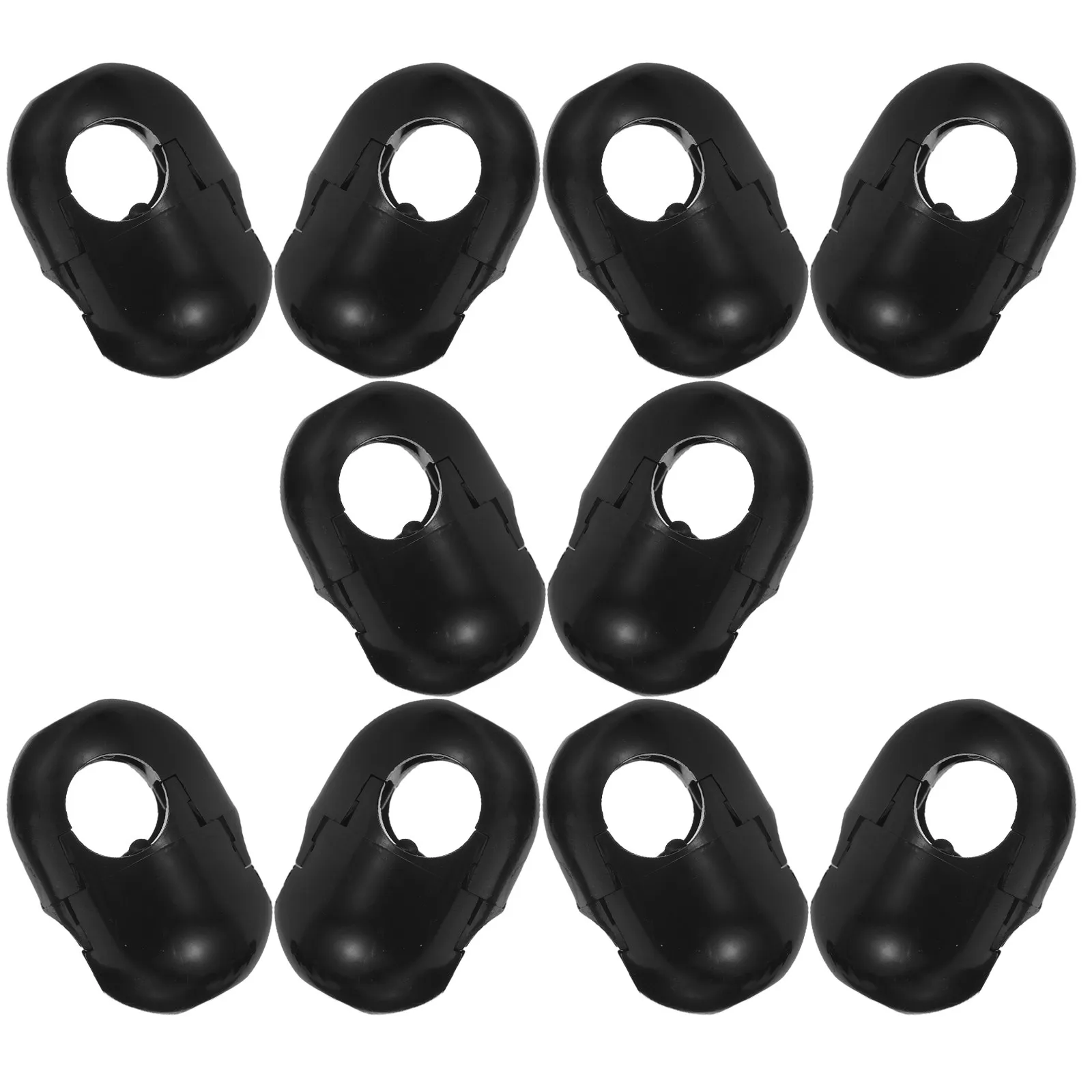 10Pcs Playground Rope Connectors Climbing Rope Heavy Duty Plastic Clamps Secure Fastening Outdoor Fitness Equipment
