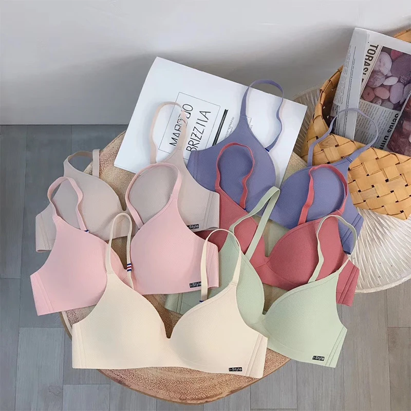 Seamless Bras For Women Small Chest 3/4 Cup Non-Wire Bra Push Up Bra Female Support Underwear Lingerie Intimates