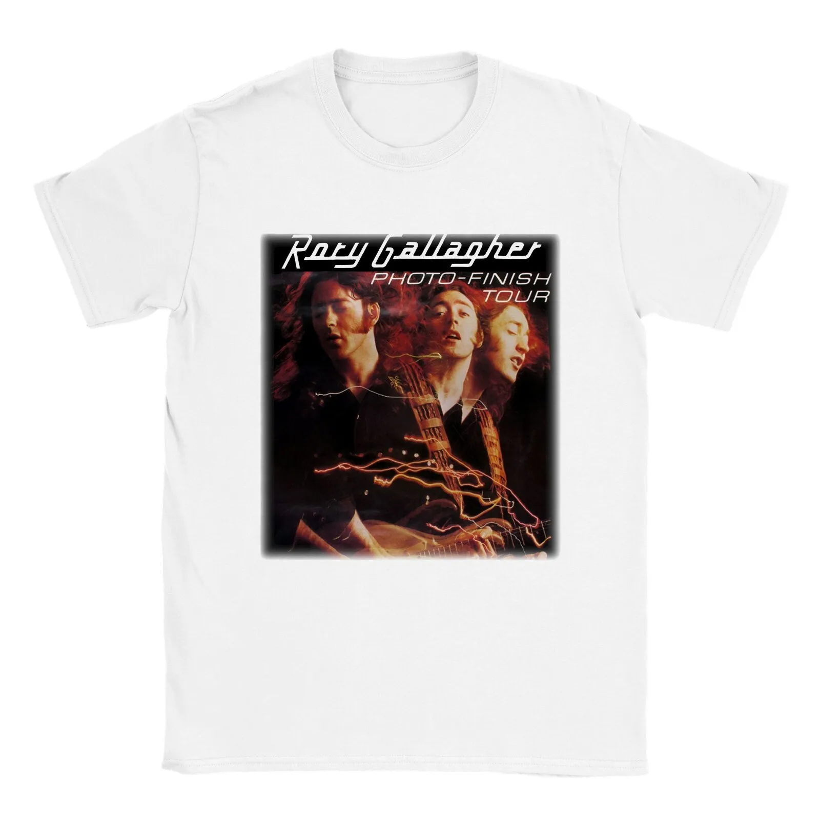

Футболка с фотоотделкой Rory Gallagher, Великобритания, тур 78, 79,