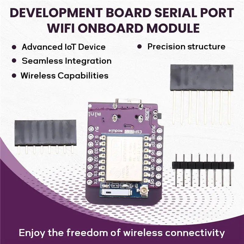 AY14 - D1 MINI Development Board - Wifi Wireless Module, Iot Compatible, Enhanced Connectivity