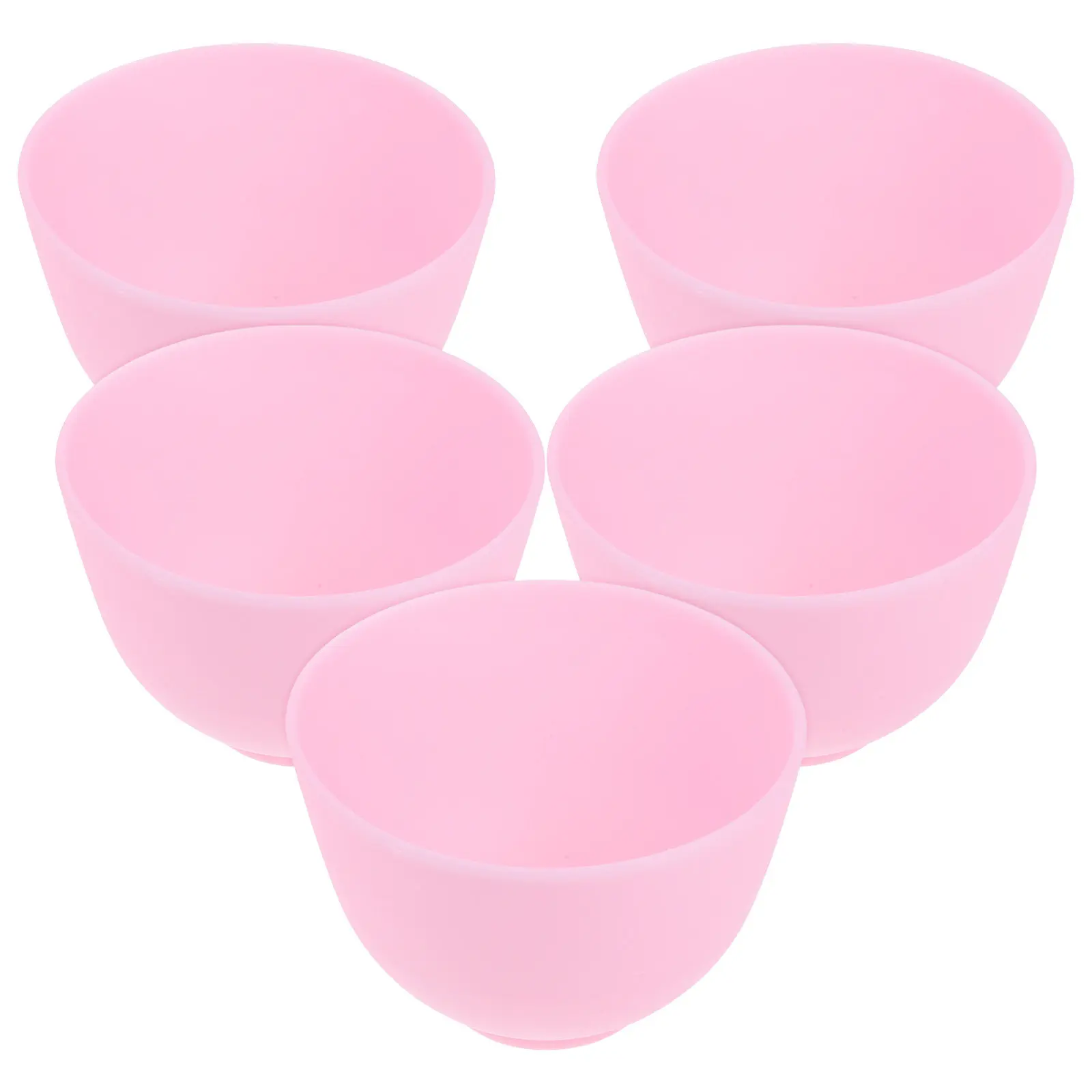 

Набор из 5 силиконовых чаш для смешивания масок для лица, легкие портативные инструменты для ухода за кожей, DIY-набор для создания масок