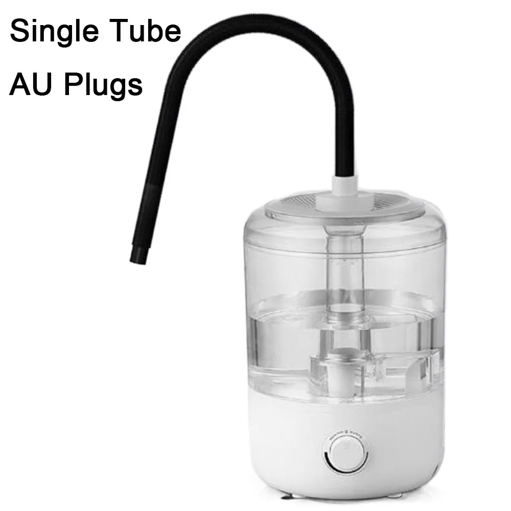 

4 Liters Reptile Humidifier Large Capacity Double Tube Reptile Fogger Keep Fresh Safe Tropical Rainforest Pet Spray Humidifier