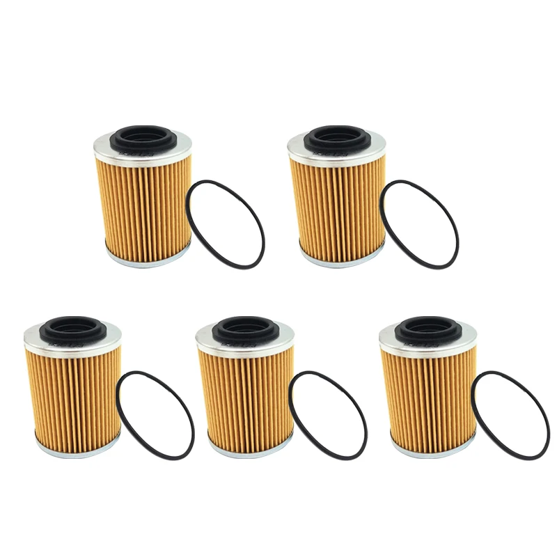 

NEW 5Pcs Oil Filter 420956123 Fit for Spark Ski-Doo Sea-Doo Can-Am Maverick Max 1000R EXPEDITION GRAND TOURING RENEGADE MODELS