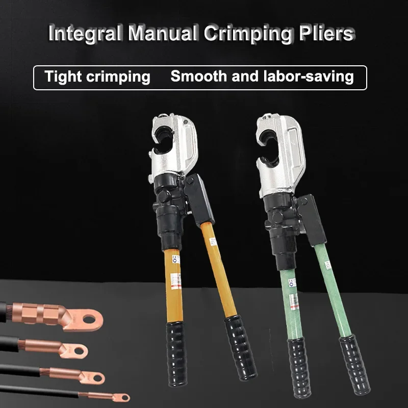 Pinza idraulica manuale rapida La parte della testa dell'utensile di crimpatura del filo idraulico può ruotare lo strumento di crimpatura del cavo di alimentazione idraulico per il terminale