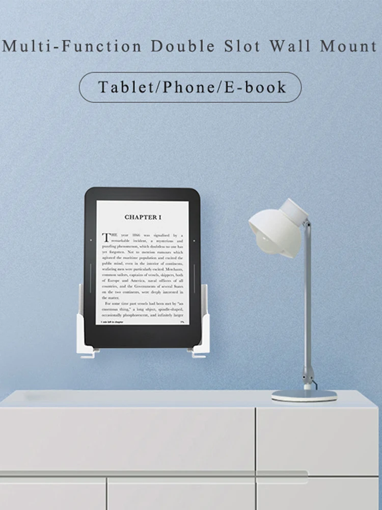 2pcs Tablet Wall Mount Stand Phone Holder for ipad/iphone Adjustable Viewing Angle Universal Phone Frame Stand Bracket